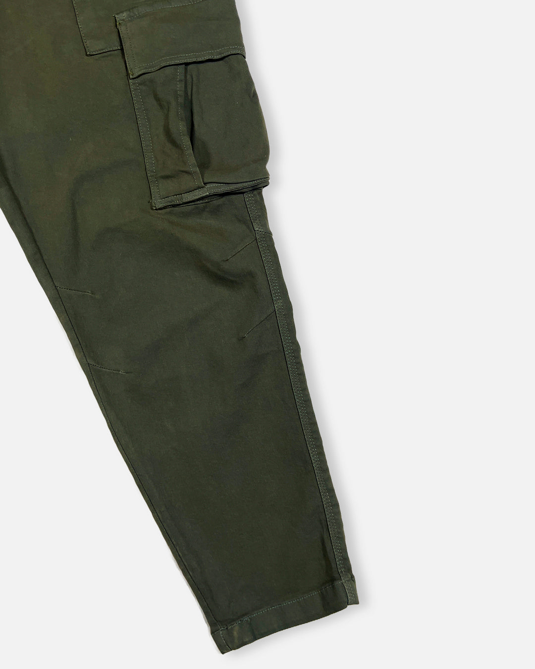 PullNBear Branded Men's Cargo Fit Pant Olive Green Color CFP-07
