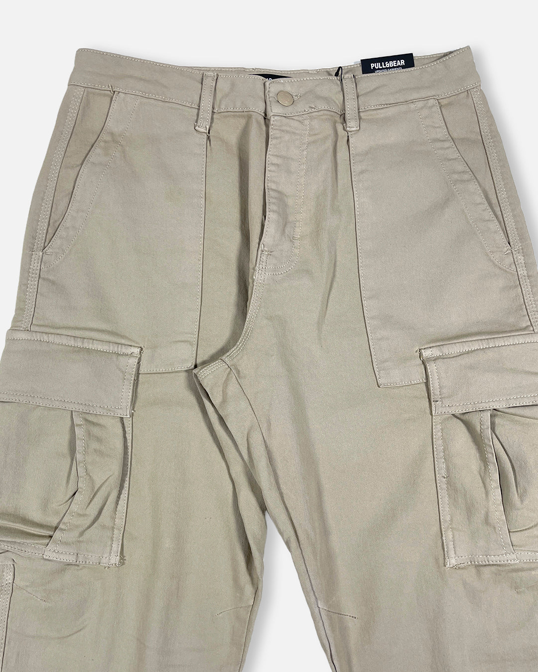 PullNBear Branded Men's Cargo Fit Pant Brown Color CFP-06
