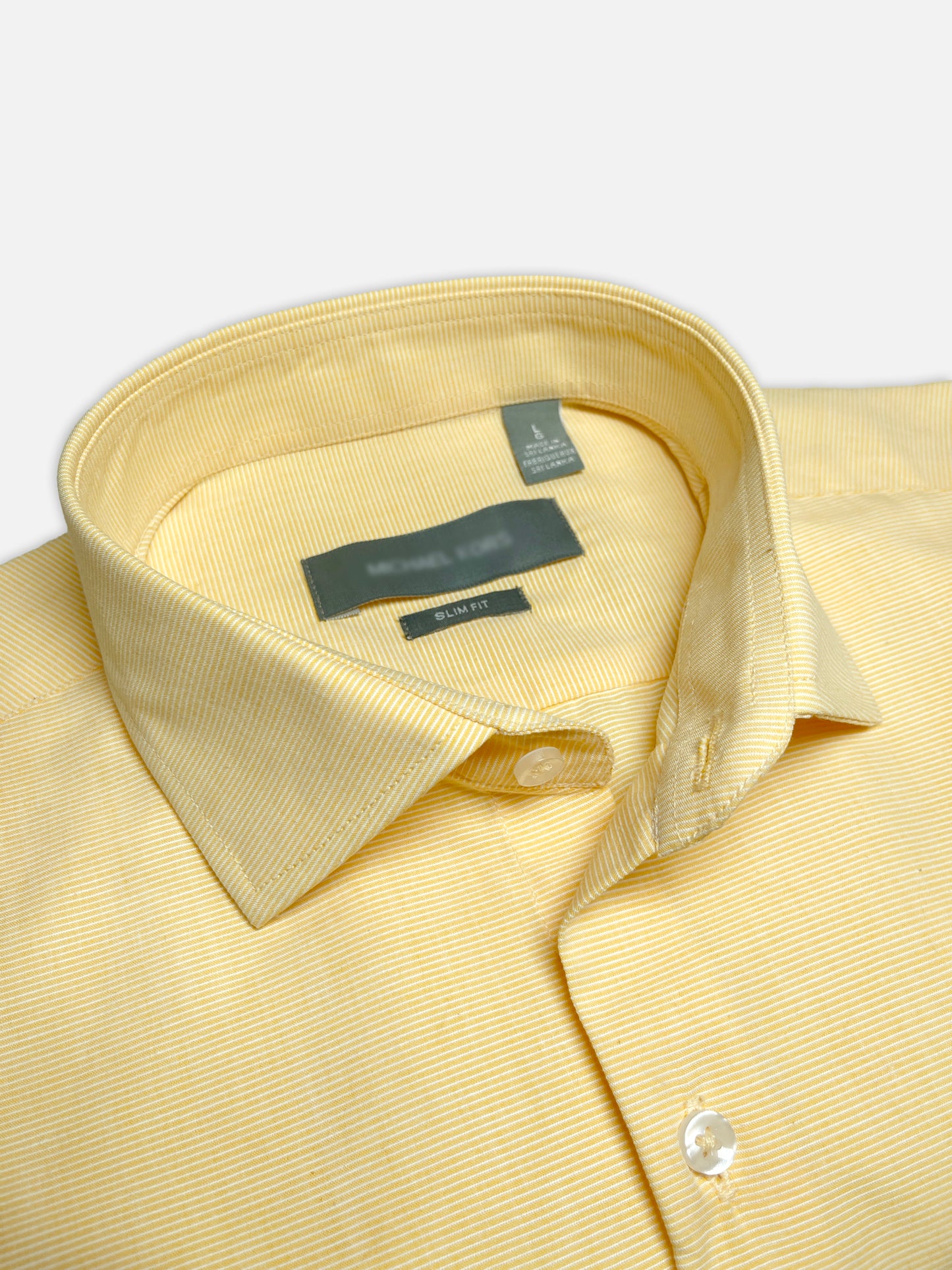 Michael Krs Men's Slim Fit Formal Shirt Yellow Color MMS-02
