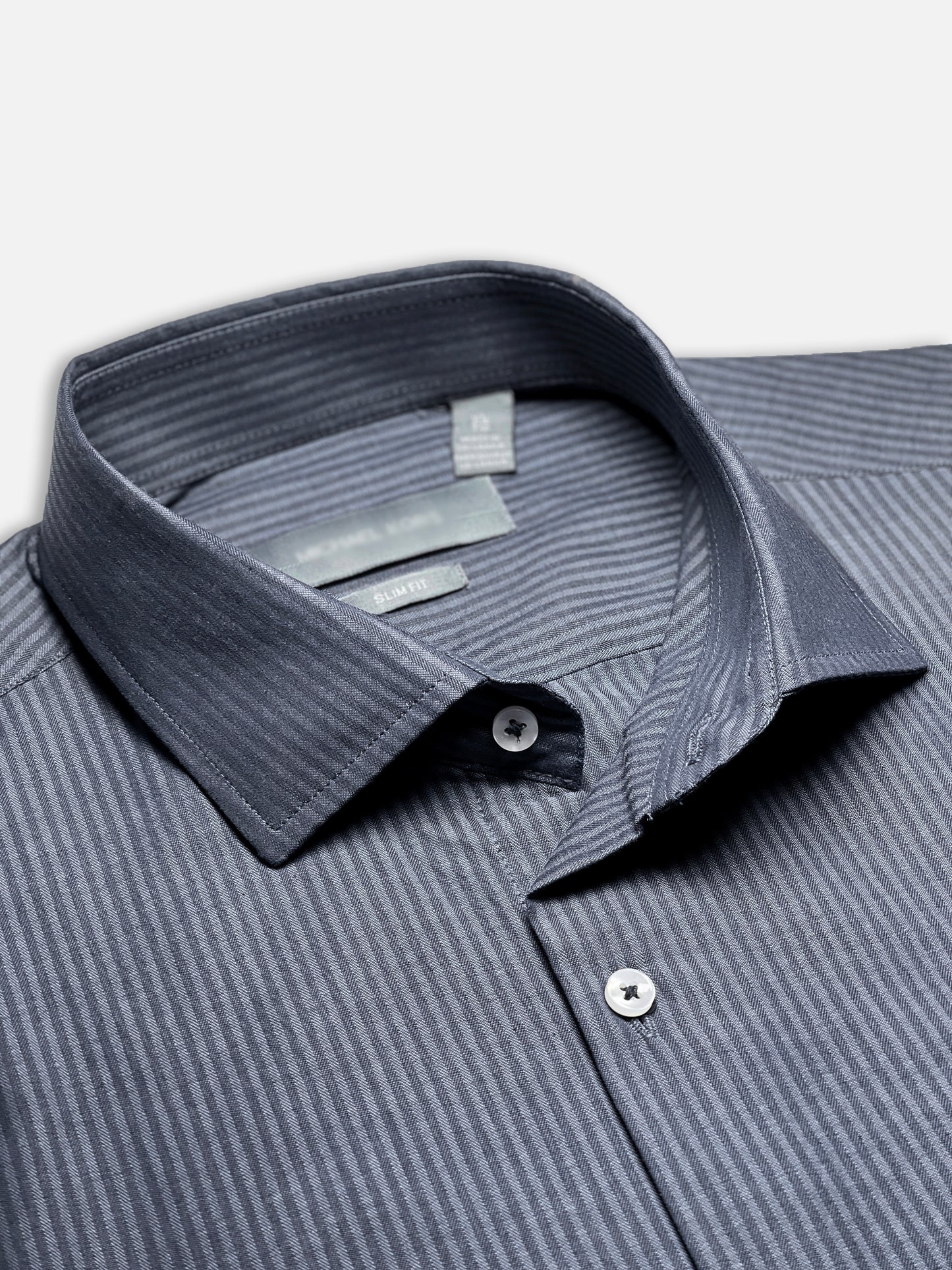 Michael Krs Branded Men's Slim Fit Striped Shirt Blue Color MMS-05