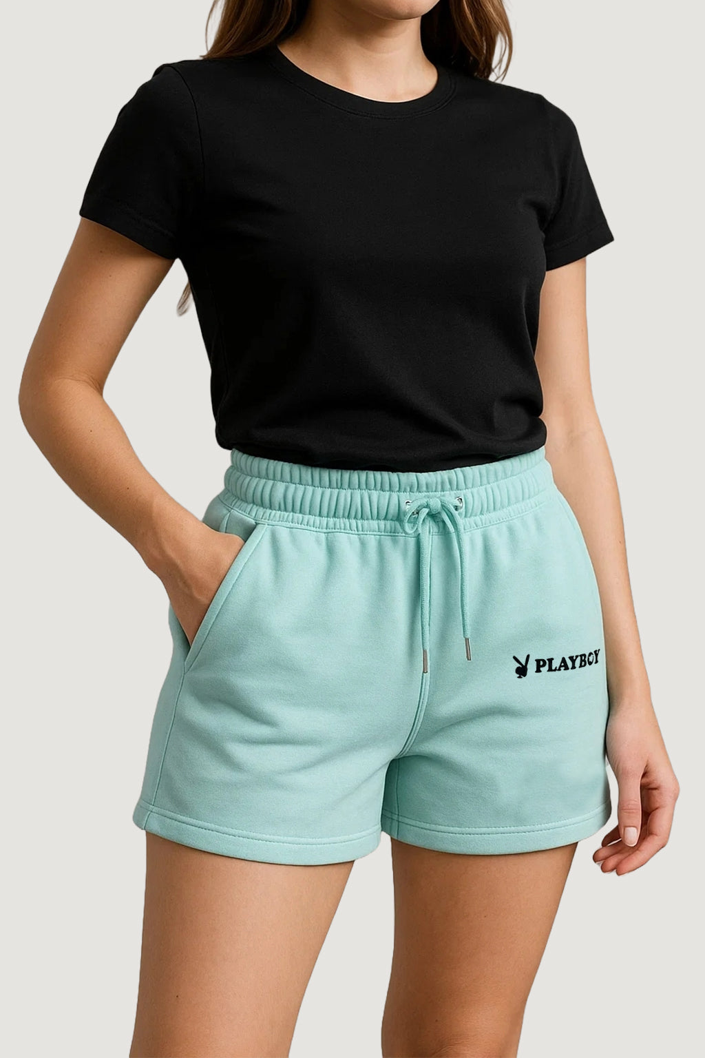 Misguidd Branded Women's Short Green Color MWS-02