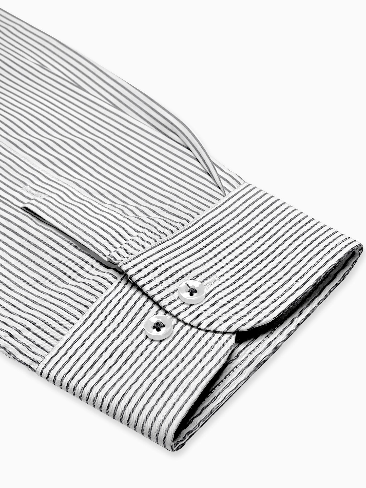 Michael Krs Branded Men's Slim Fit Striped Shirt White & Grey Color MMS-06