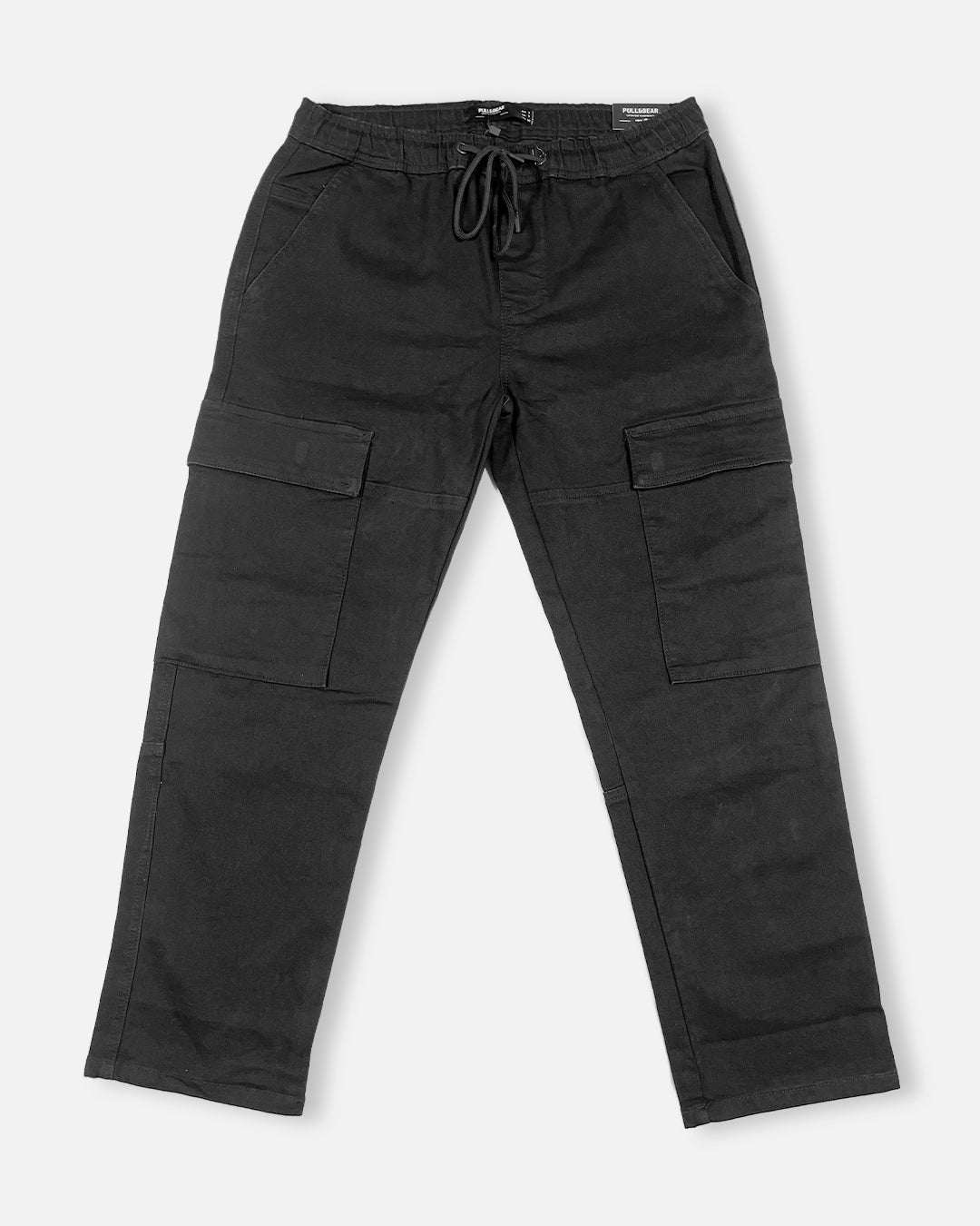 PullNBear Branded Men's Cargo Fit Pant Black Color CFP-08