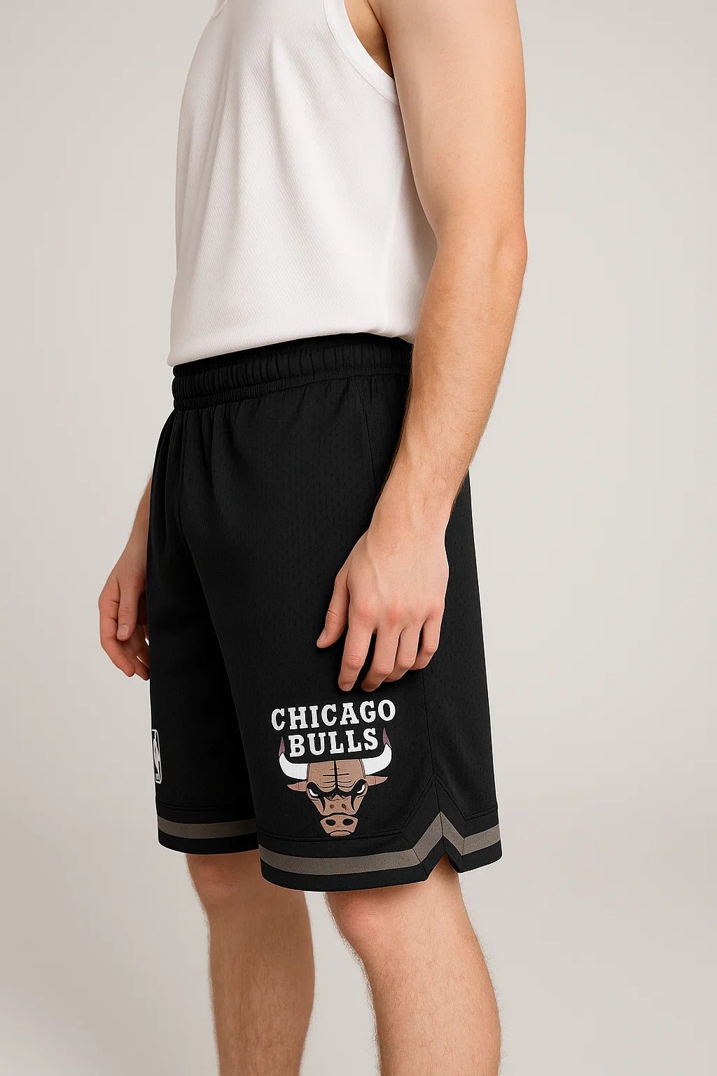 NBBA Boy's & Men's Polyester Shorts Black Color BST-09