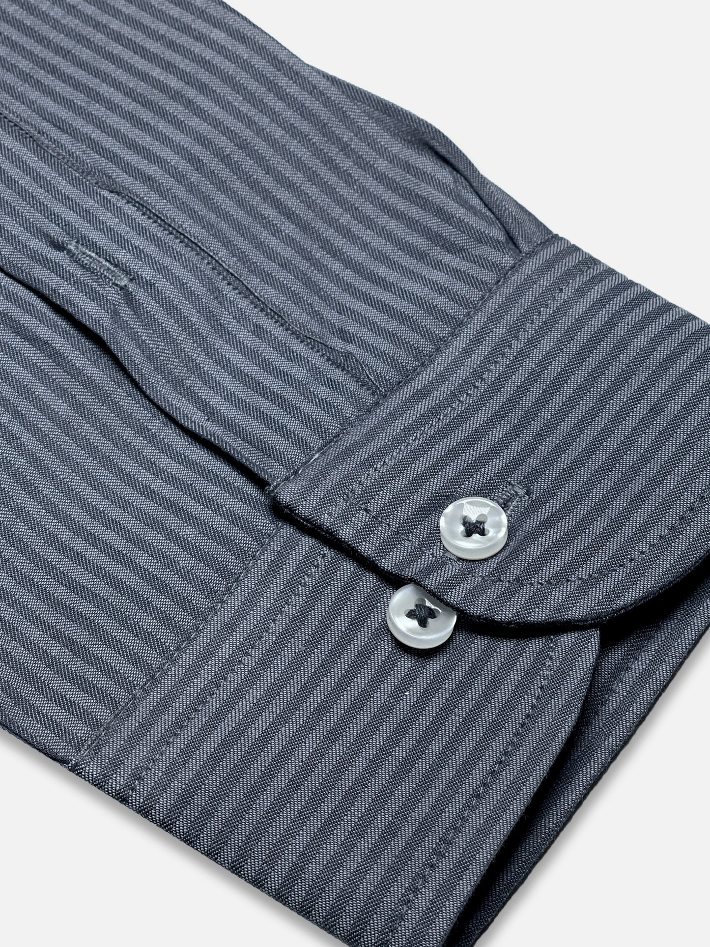 Michael Krs Branded Men's Slim Fit Striped Shirt Blue Color MMS-05