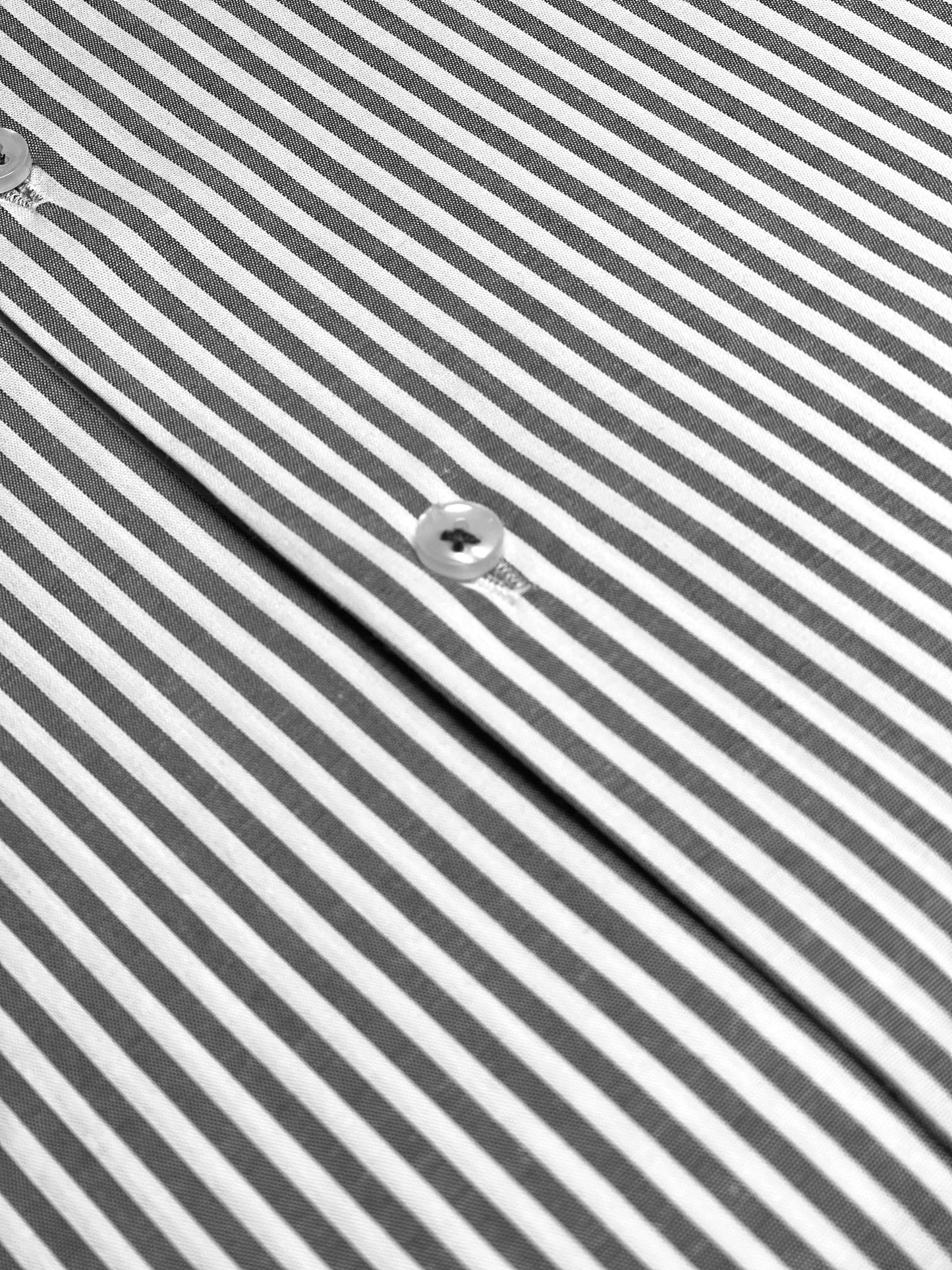 Michael Krs Branded Men's Slim Fit Striped Shirt White & Grey Color MMS-07