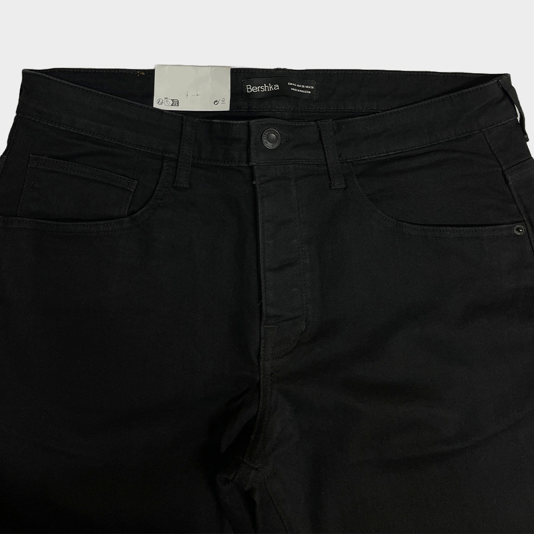 BERSK Branded Men's Branded Jeans Black Color SP-03