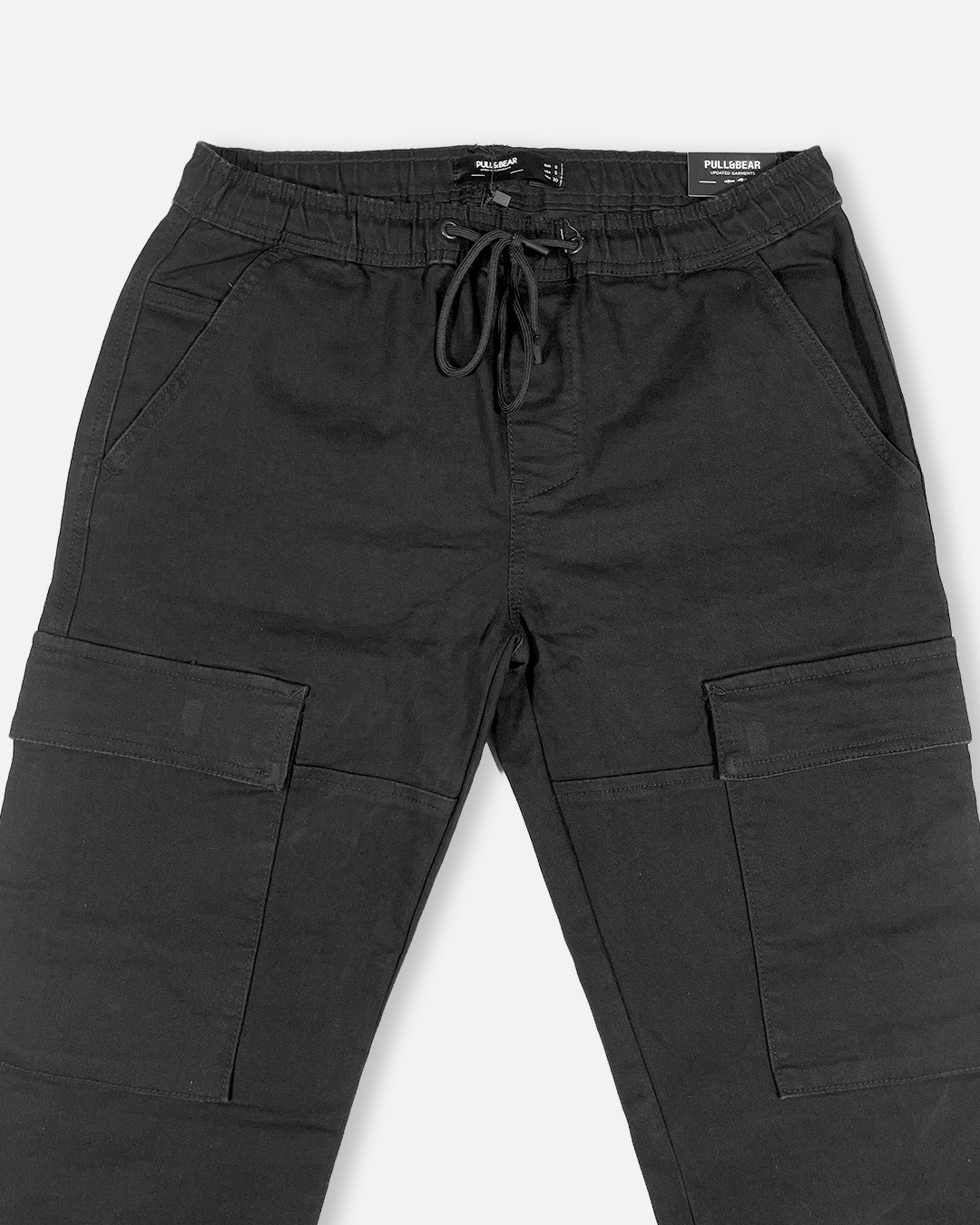 PullNBear Branded Men's Cargo Fit Pant Black Color CFP-08