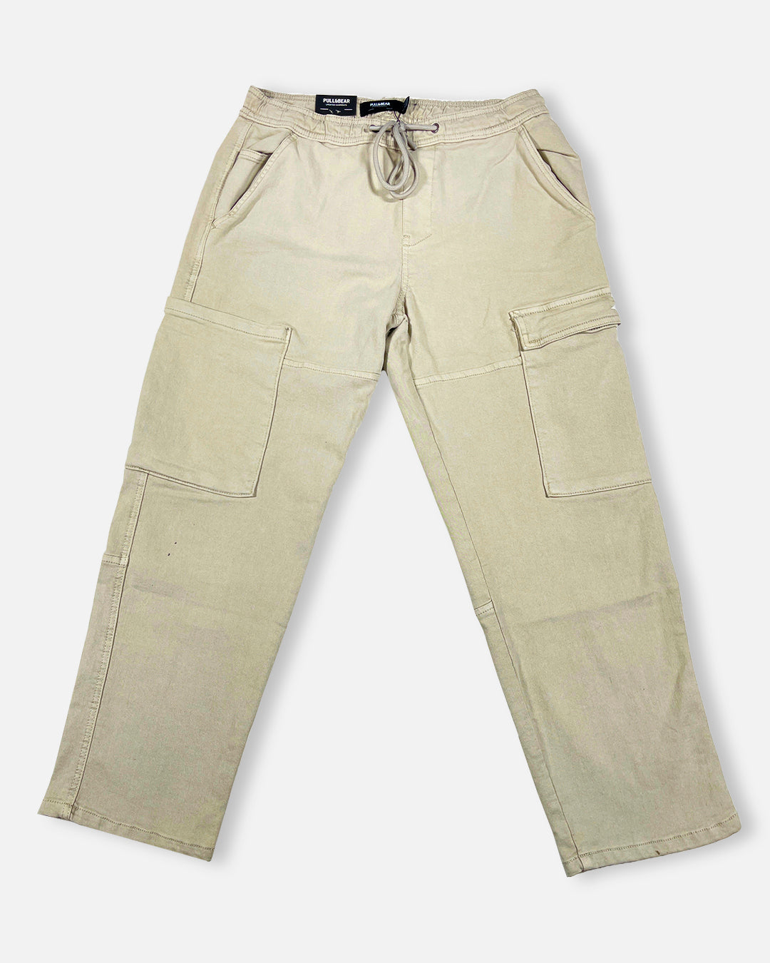 PullNBear Branded Men's Cargo Fit Pant Brown Color CFP-11