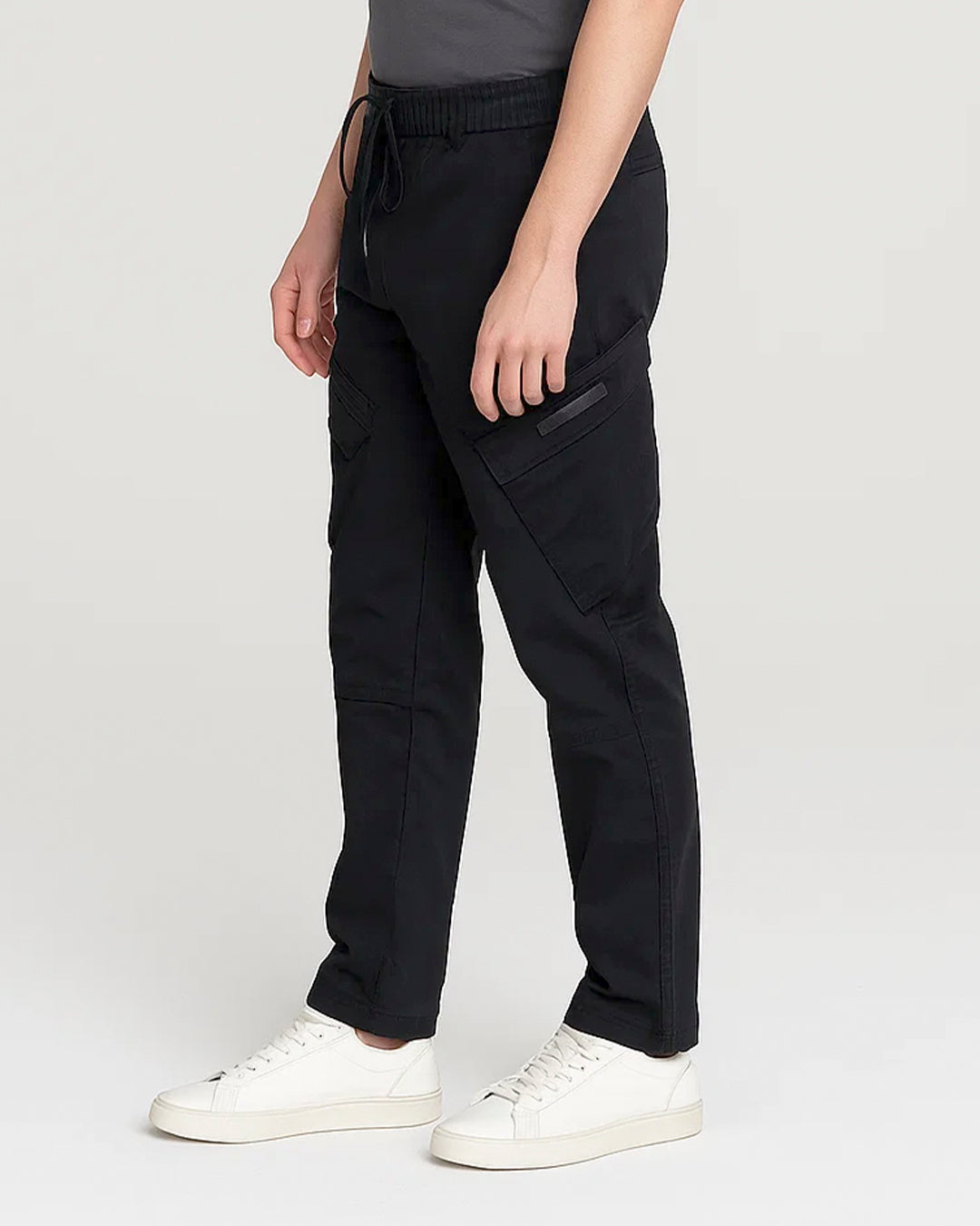 Zelig Branded Cargo Men's Black Color CFP-16