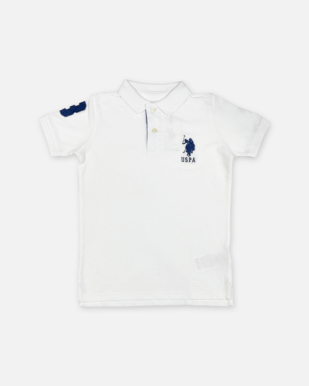 US Pollo Branded Boy's Polo T-shirt White Color BPT-04