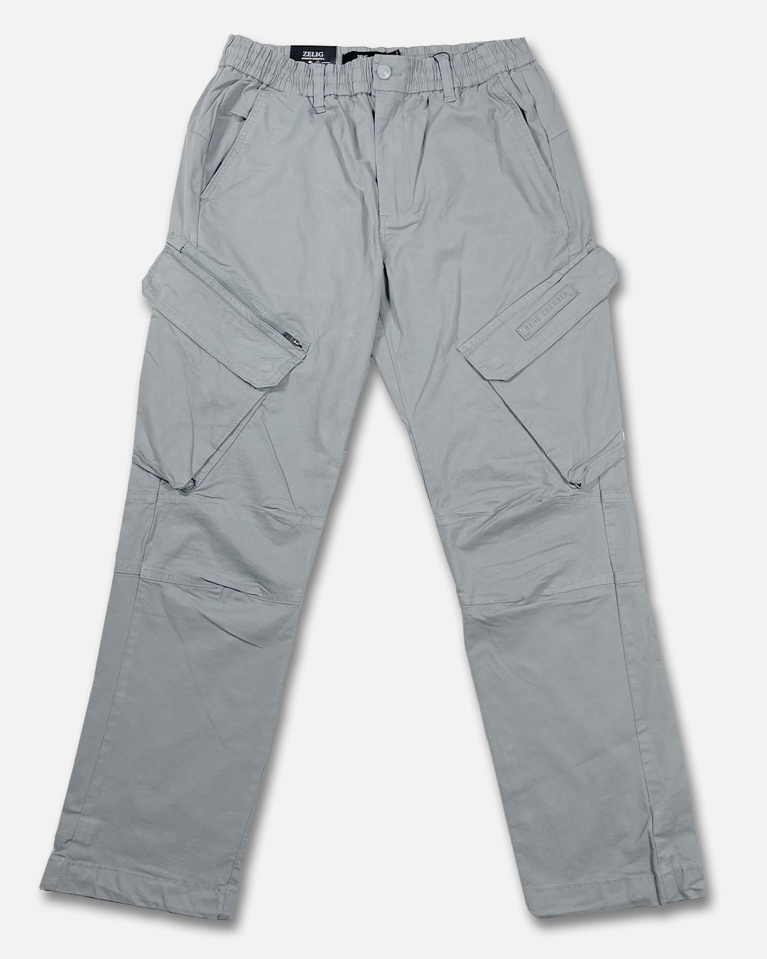 Zelig Branded Cargo Men's Stone Grey Color CFP-14