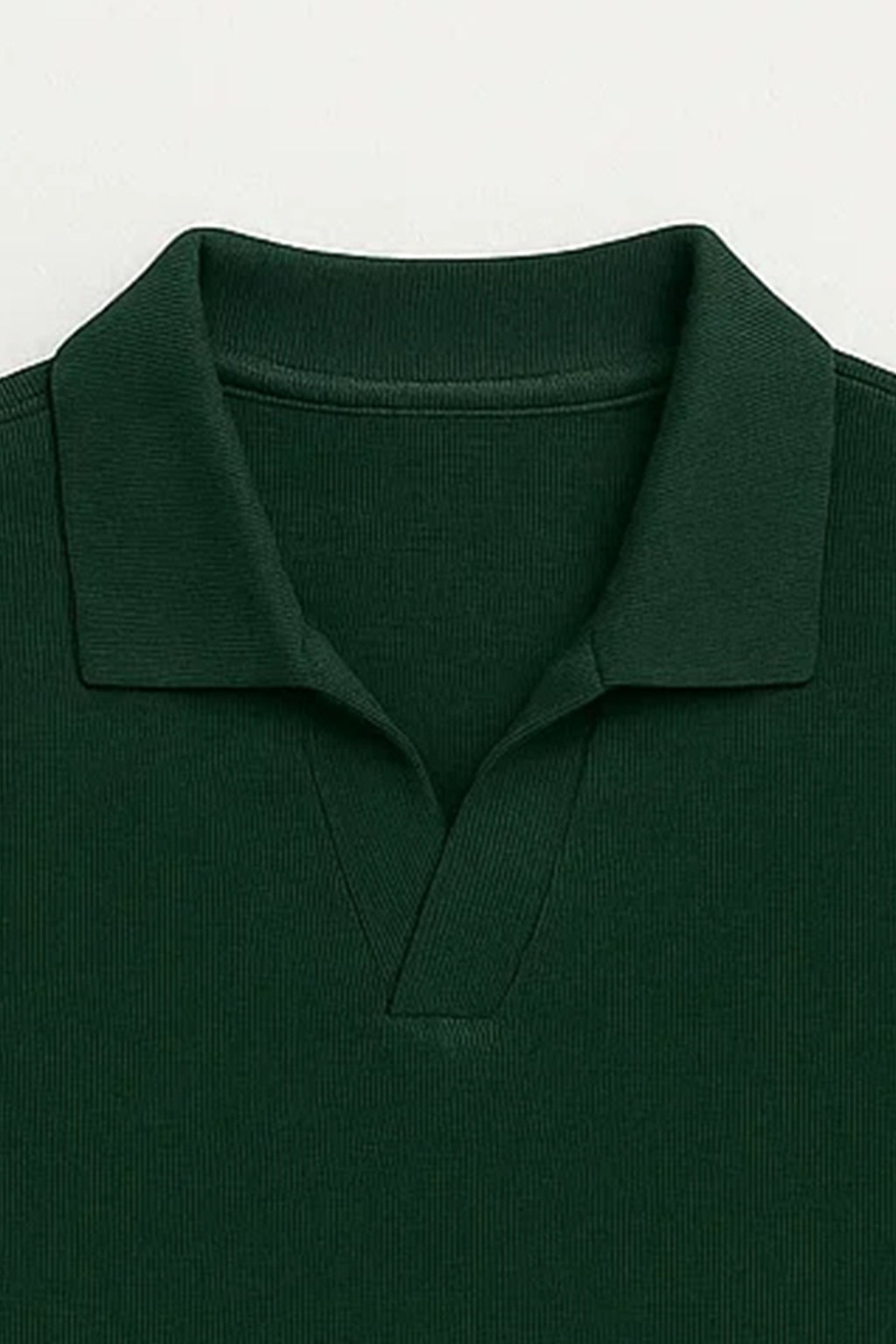 Spark Men's Rib Polo T-shirt Green Color MPT-09