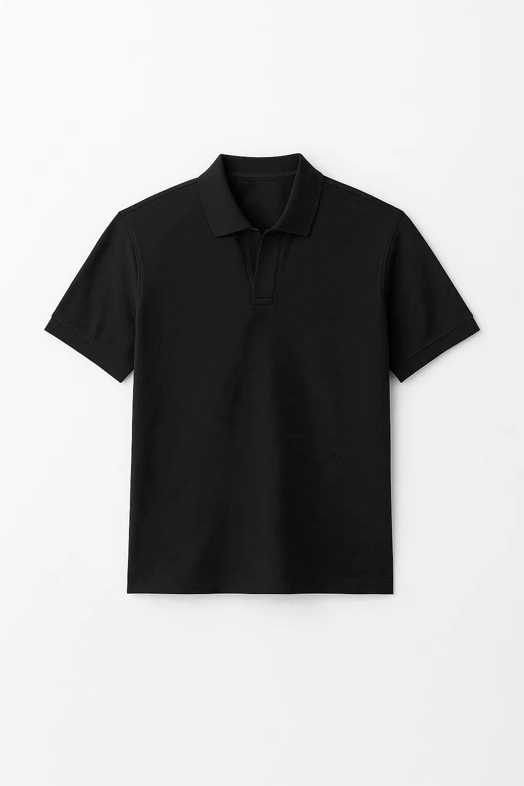 Spark Men's Black Color Polo T-shirt MPT-07