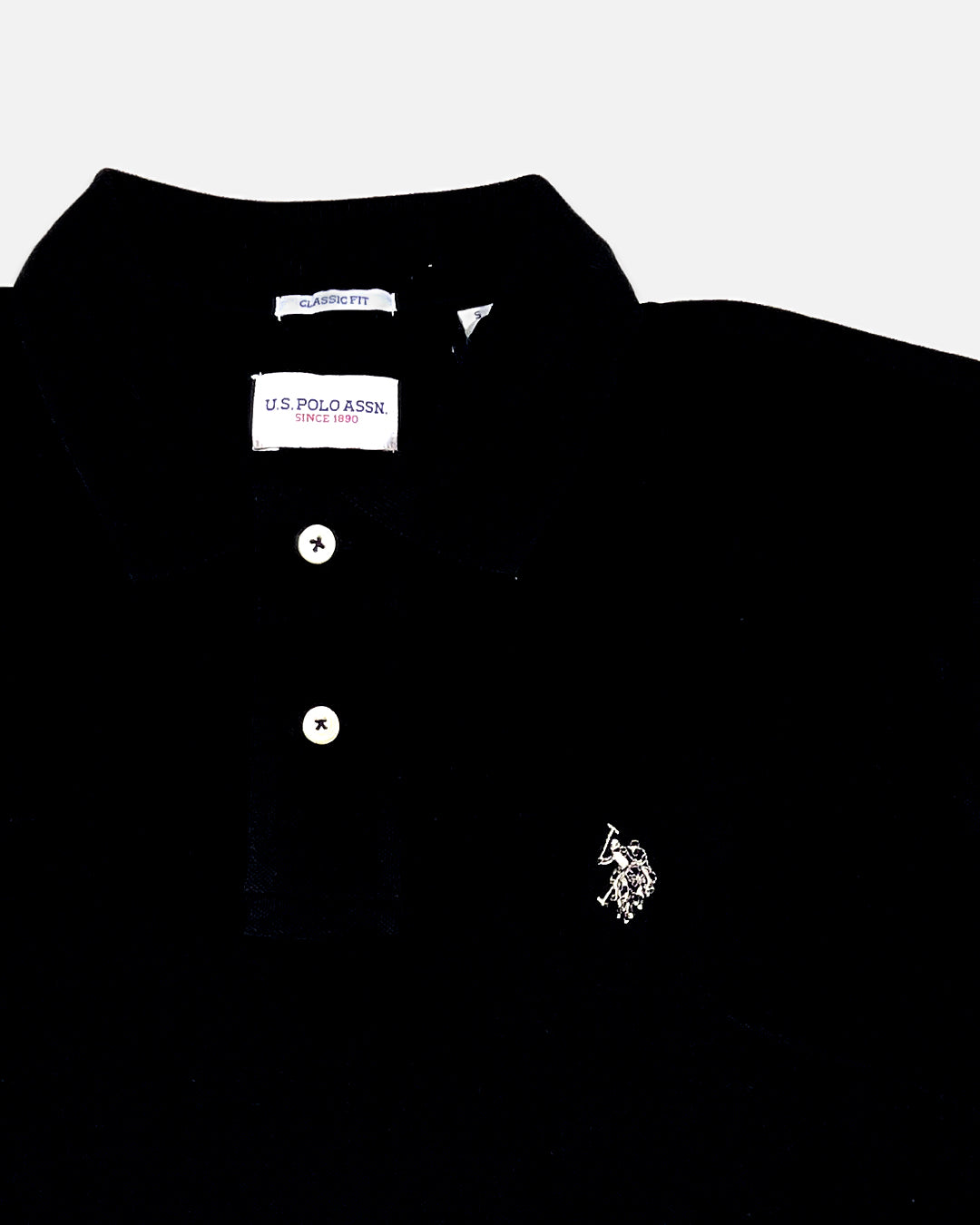 US Pollo Branded Men's Polo T-shirt Black Color MPT-22