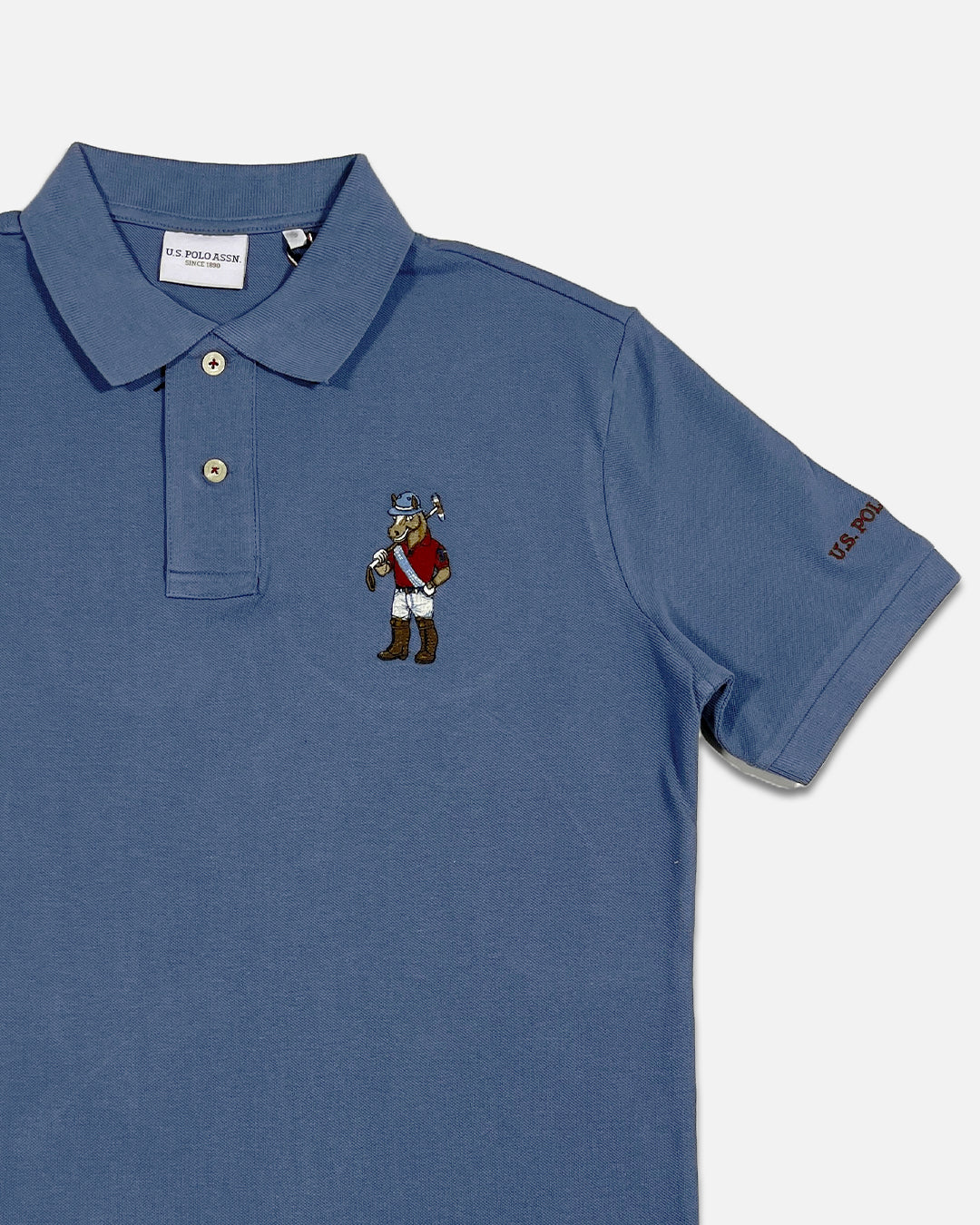 US Pollo Branded Men's Polo T-shirt Blue Color MPT-18