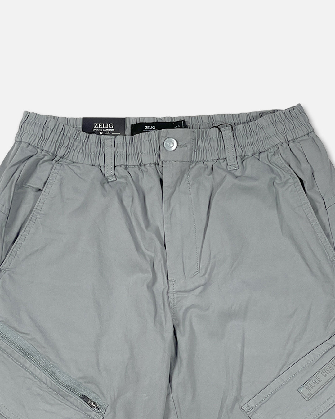 Zelig Branded Cargo Men's Stone Grey Color CFP-14