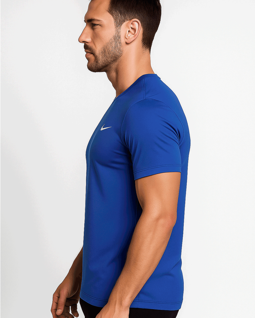 NIKK Branded Men's Dri-fit T-shirt Blue Color MDT-02