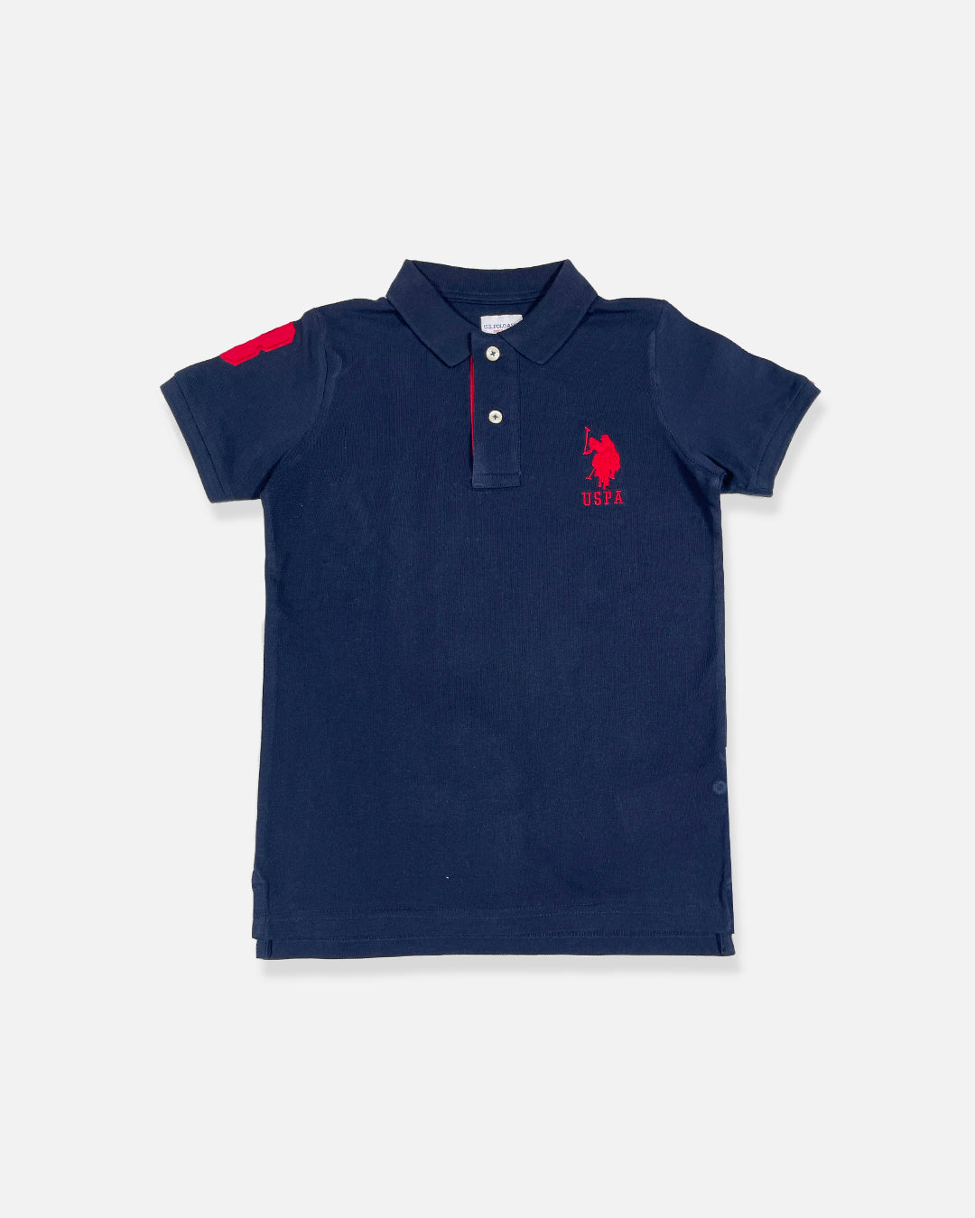 US Pollo Branded Boy's Polo T-shirt Navy Blue Color BPT-08