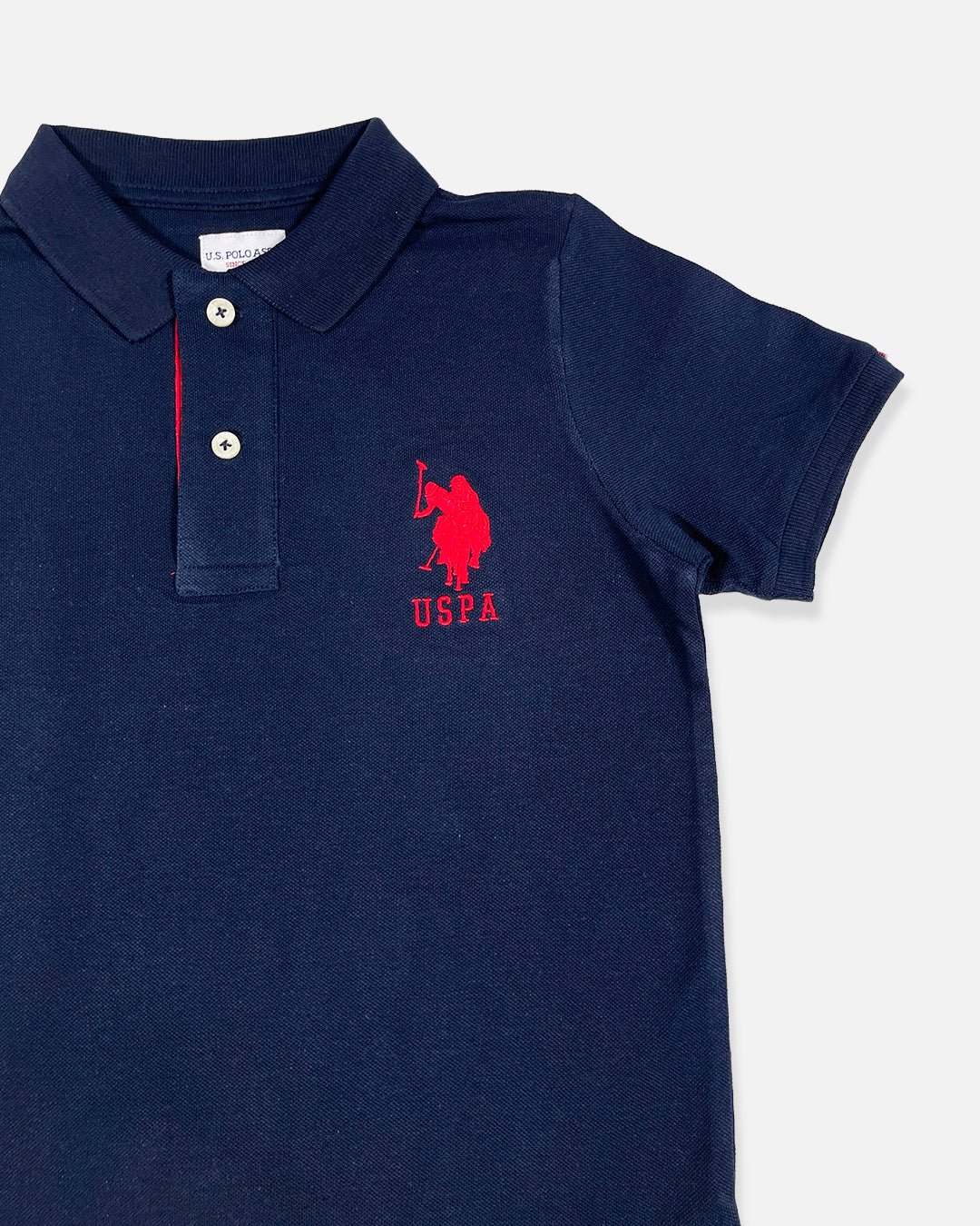 US Pollo Branded Boy's Polo T-shirt Navy Blue Color BPT-08