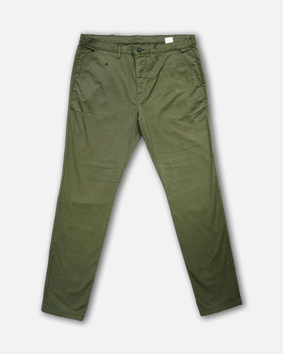 MLNN Branded Men's Slim Fit Chino Pant Green Color MCP-07