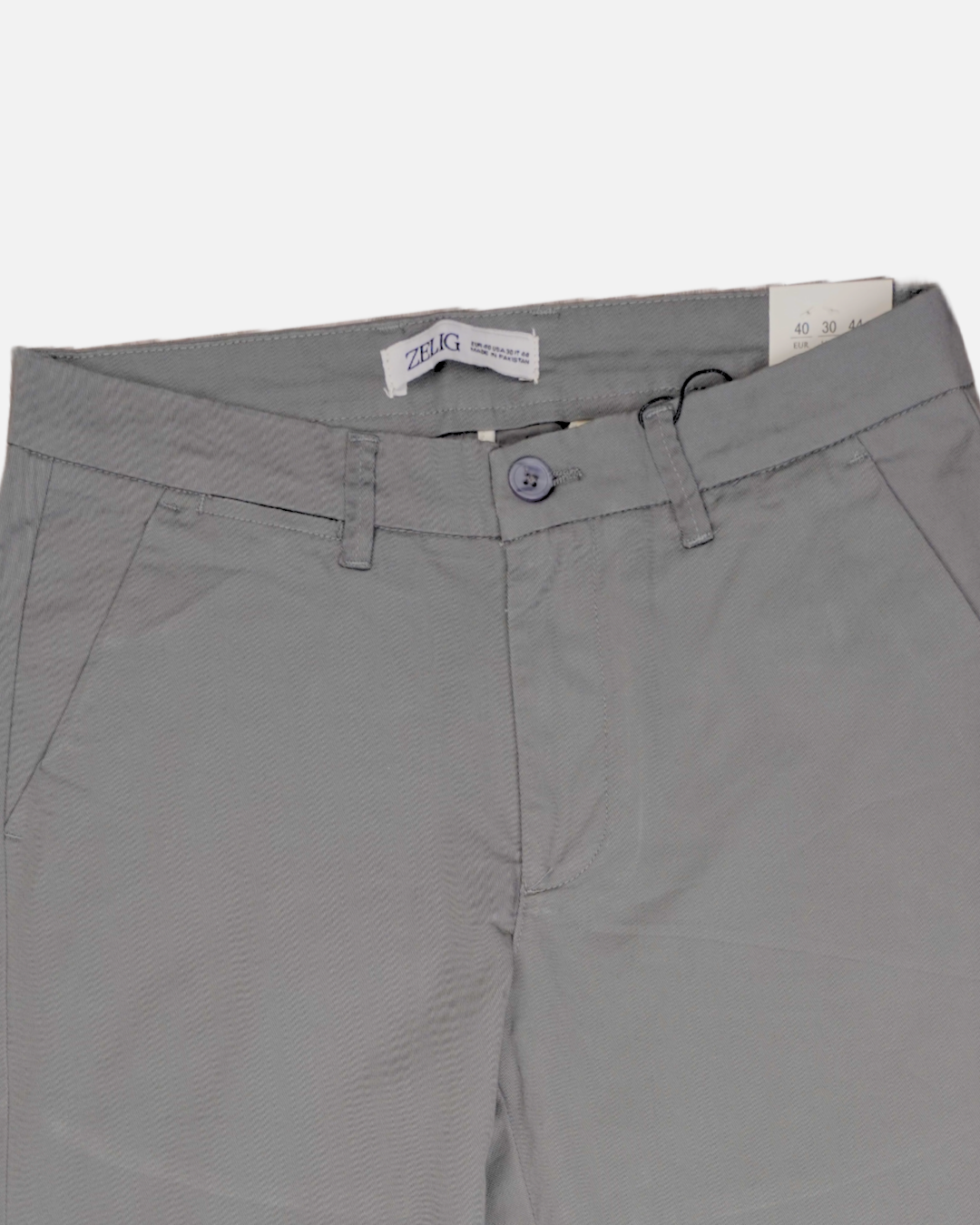 Zelig Branded Men's Slim Fit Chino Pant Grey Color MCP-21