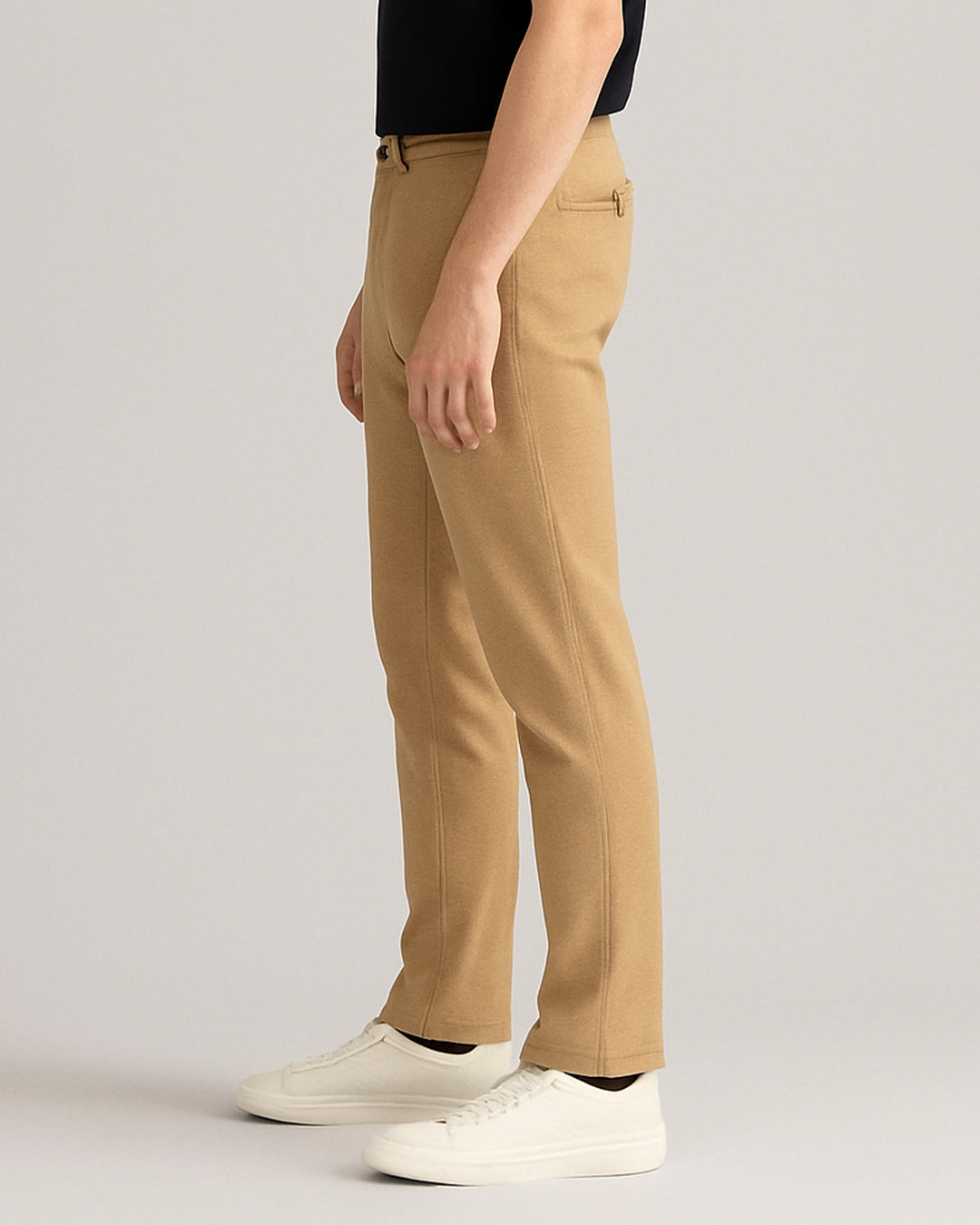 Spring Fld Branded Men's Slim Fit Chino Pant Camel Brown Color MCP-01