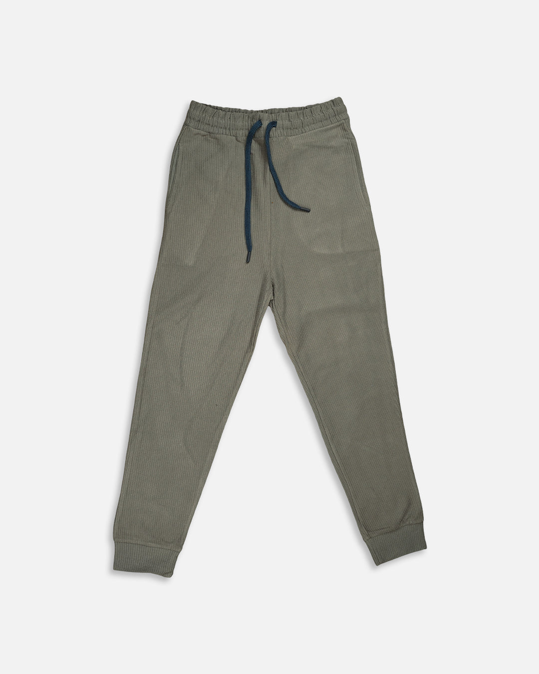 Olive Ribbed Unisex Jogger Trouser UT-20