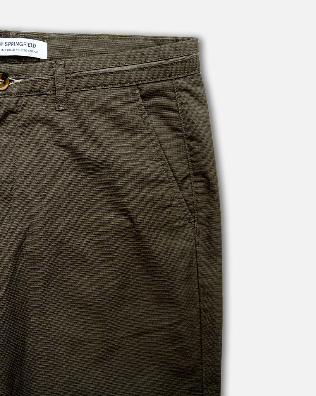 Spring Fld Branded Men's Slim Fit Chino Pant Black Color MCP-06