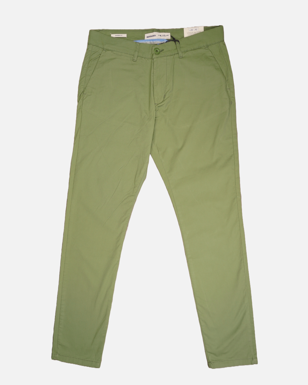 Bersk Branded Men's Slim Fit Chino Pant Olive Green Color MCP-20