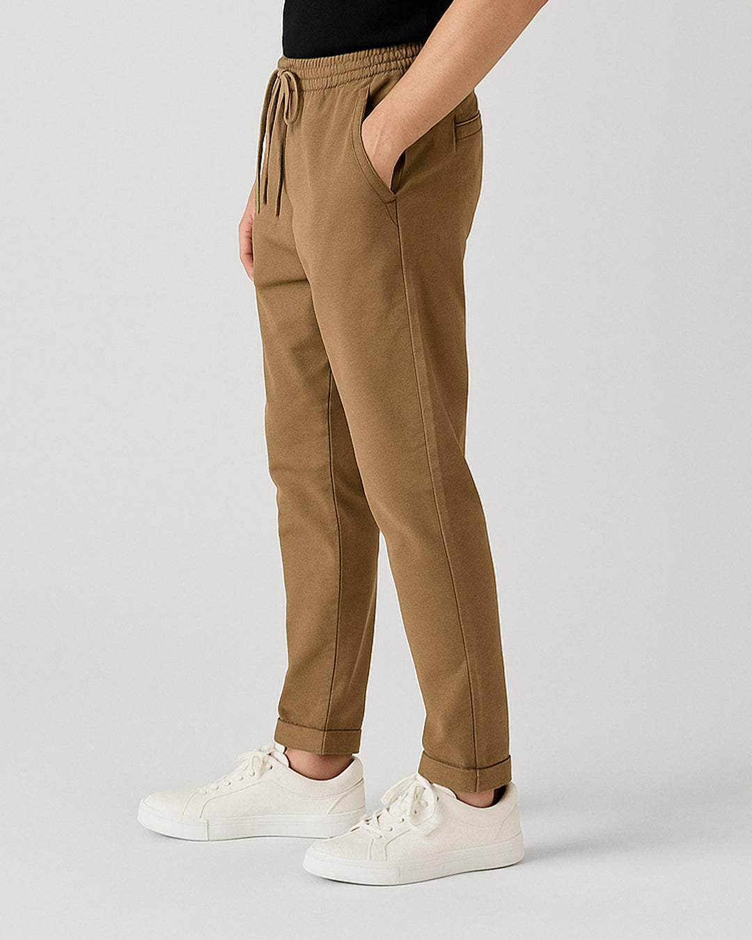 Funky Buda Branded Men's Slim Fit Chino Pant Brown Color MCP-02