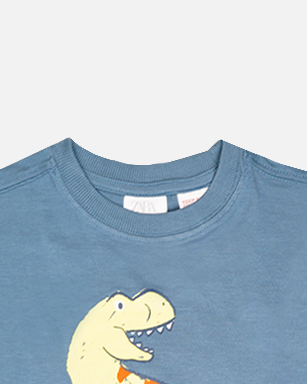 Zarra Branded Boy"s Blue Dinosaur Printed T-Shirt BTS-17