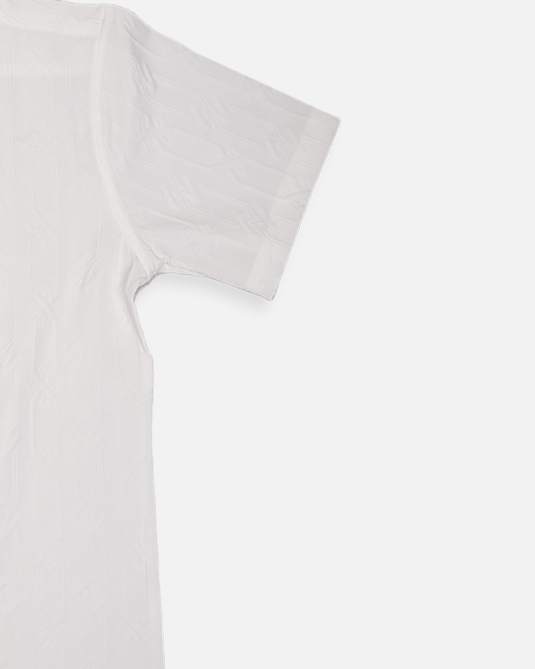 Zelig Branded Casual Textured Shirt White Color MCS-14
