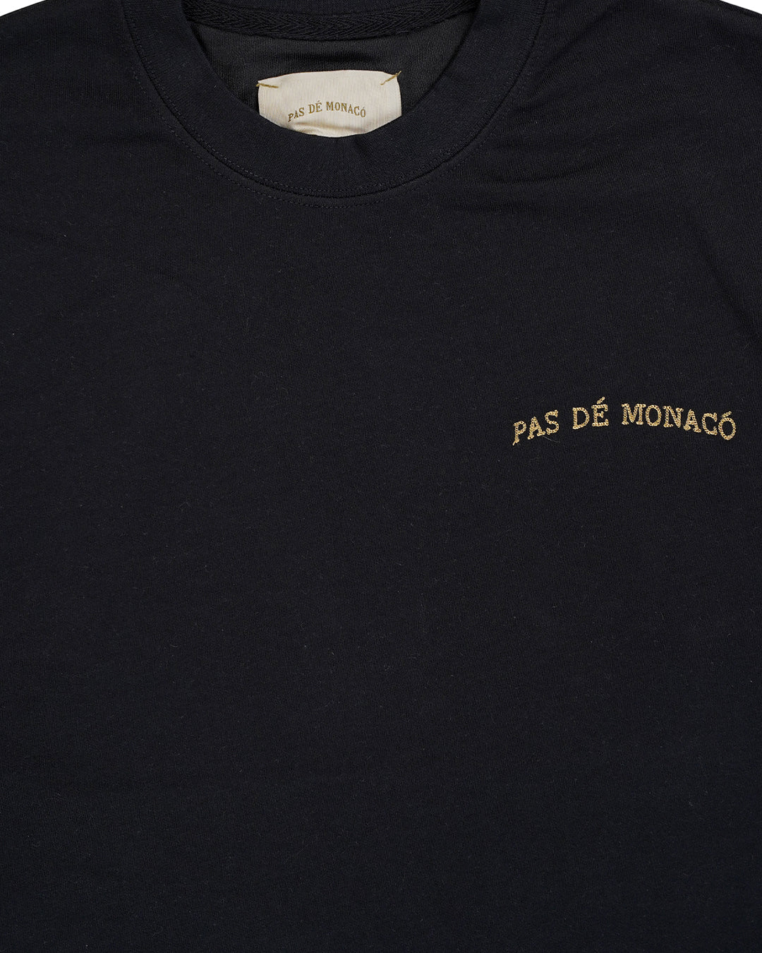 Branded Black Drop Shoulder Tee MT-12