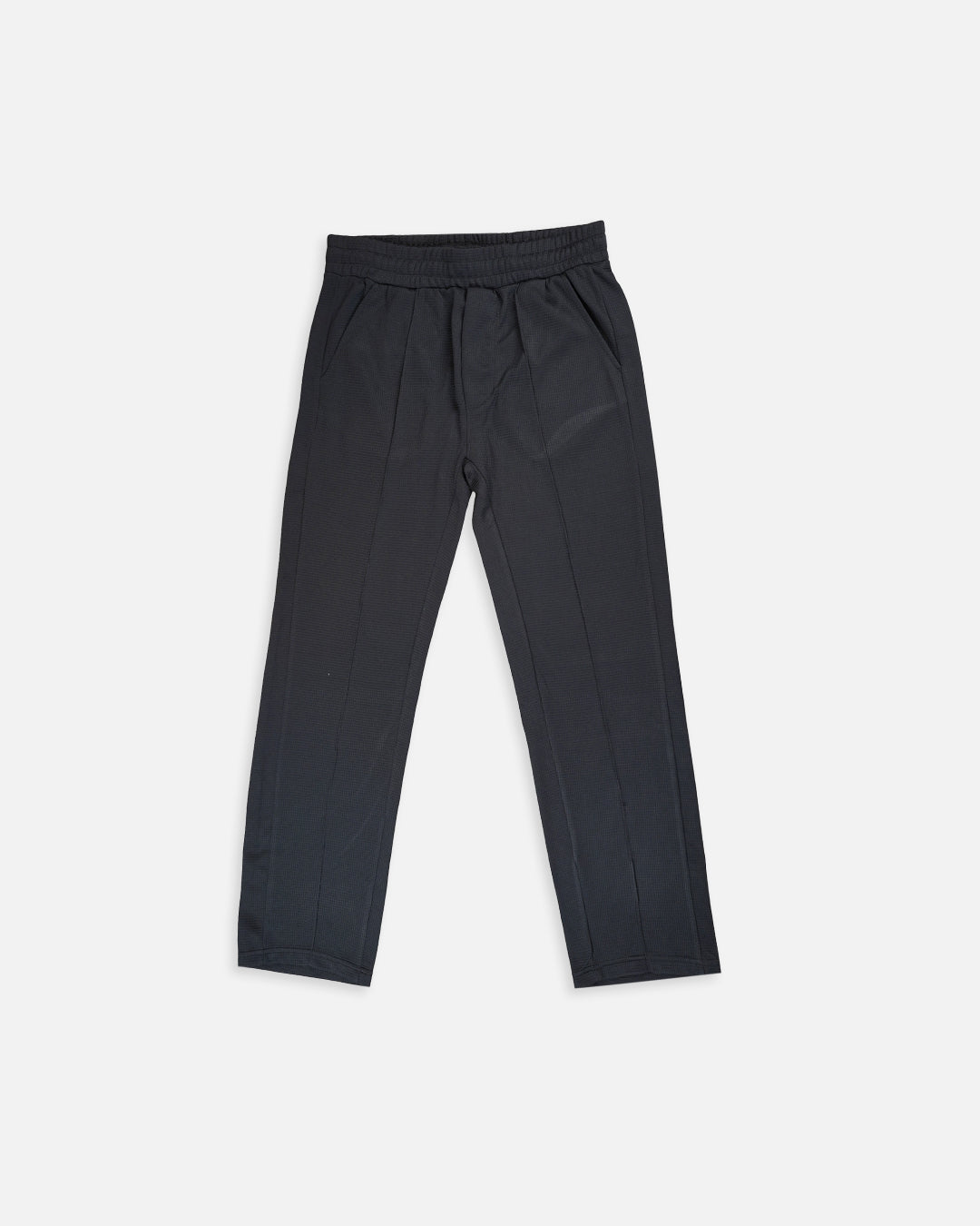 Zelig Branded Men's Black Textured Trouser MTR-05