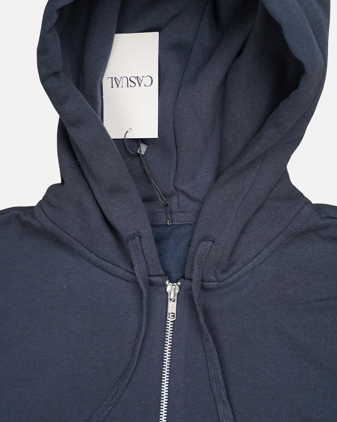 Branded Navy Zip-Up Jacket WJ-04