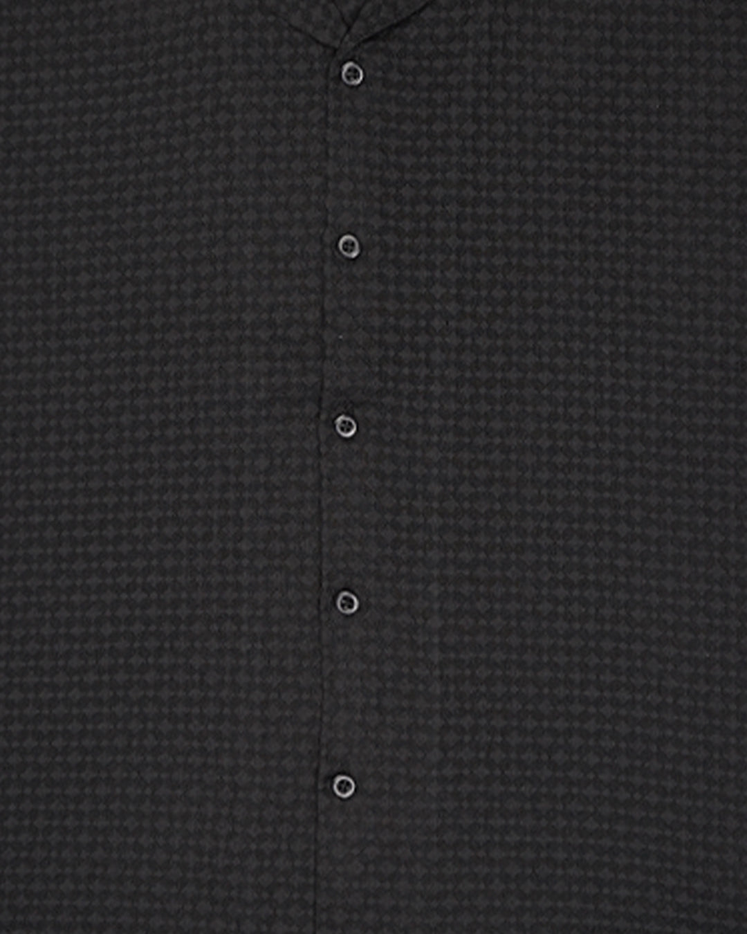 Zelig Branded Casual Textured Shirt Black Color MCS-16