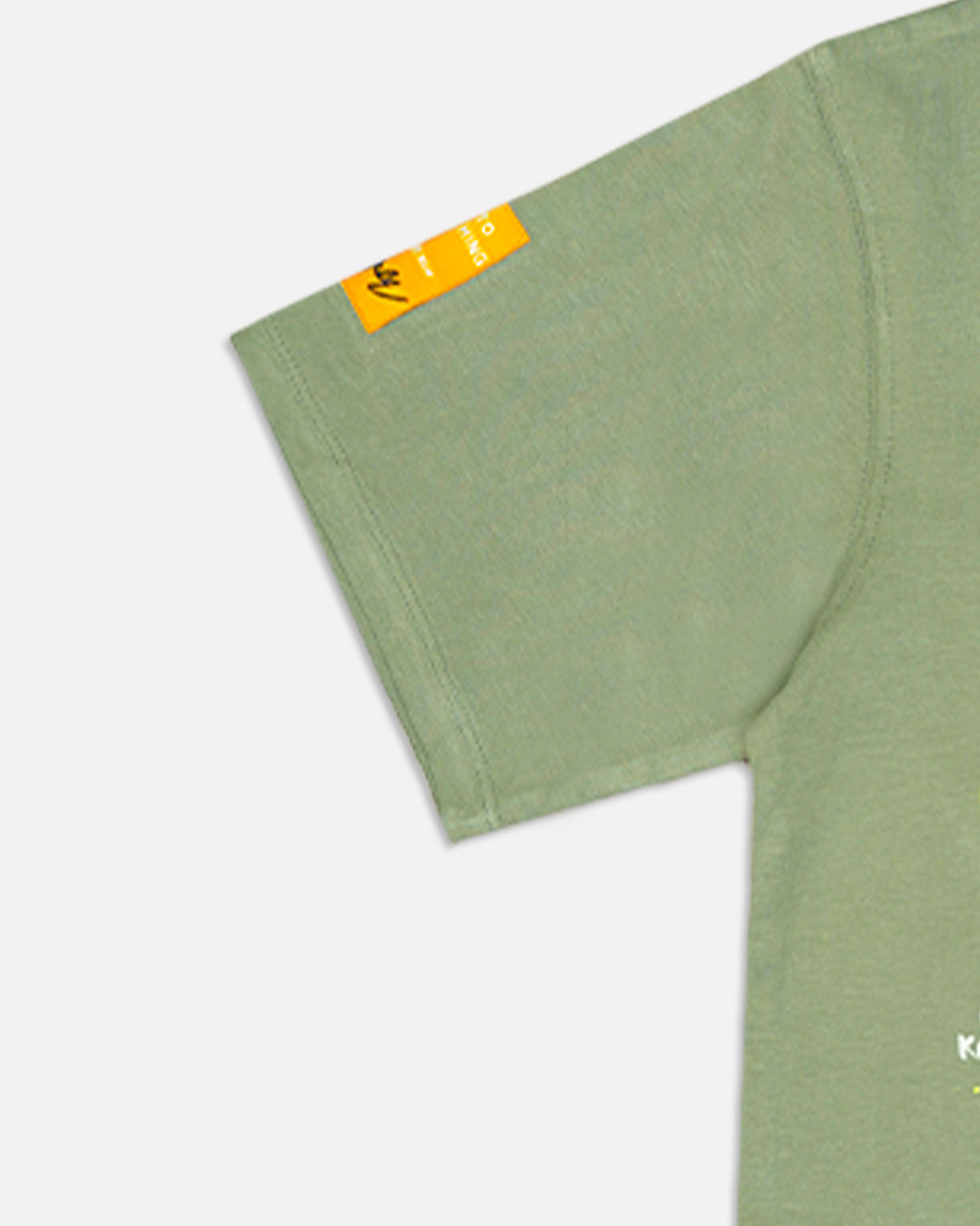 Zarraa Brander Boy's Olive Green “New Follower” Printed T-Shirt BTS-16