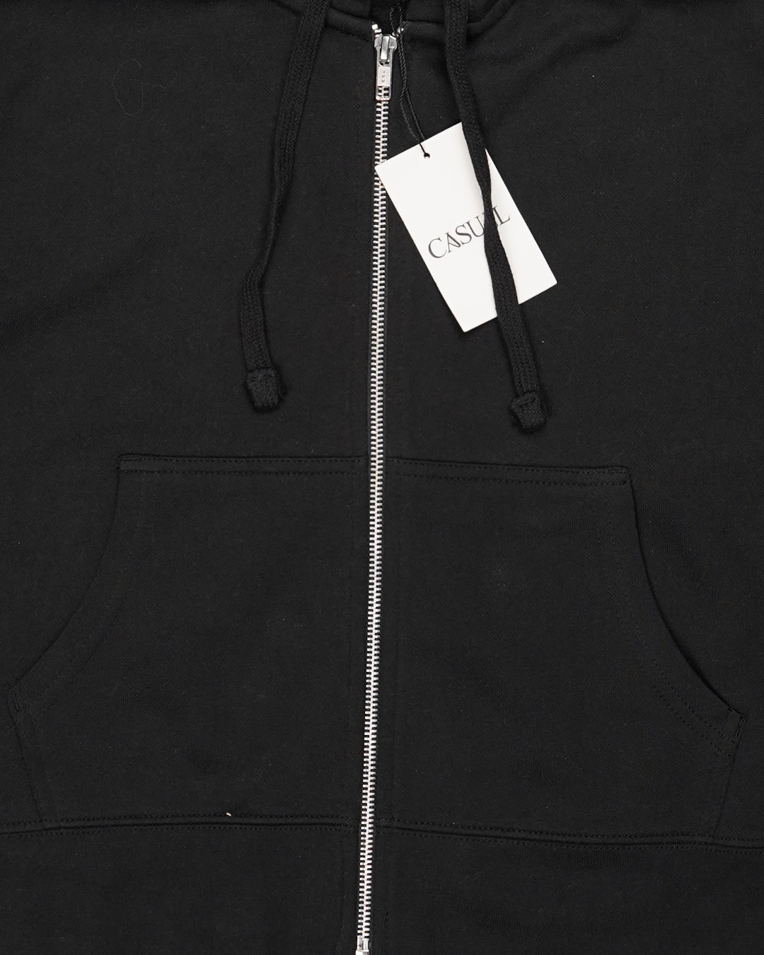 Branded Classic Black Zip-Up Jacket WJ-03