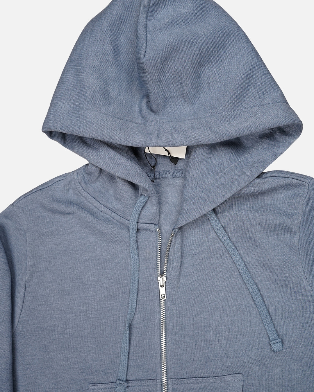 Branded Slate Blue Women's Cropped Zip-Up Jacket WJ-02