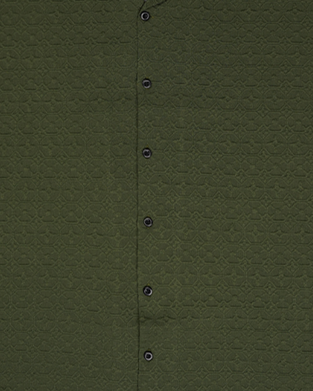 Zelig Branded Casual Textured Shirt Green Color MCS-12
