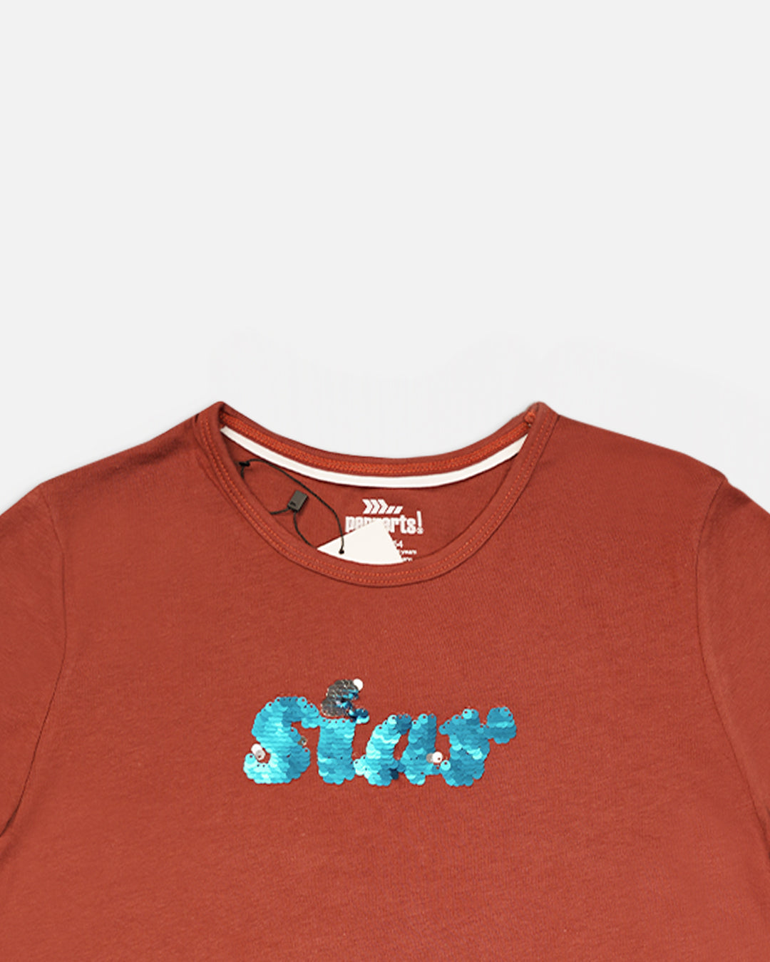 Pepprets Branded Girl's T-shirt Bubble Mehroon Color GTS-07