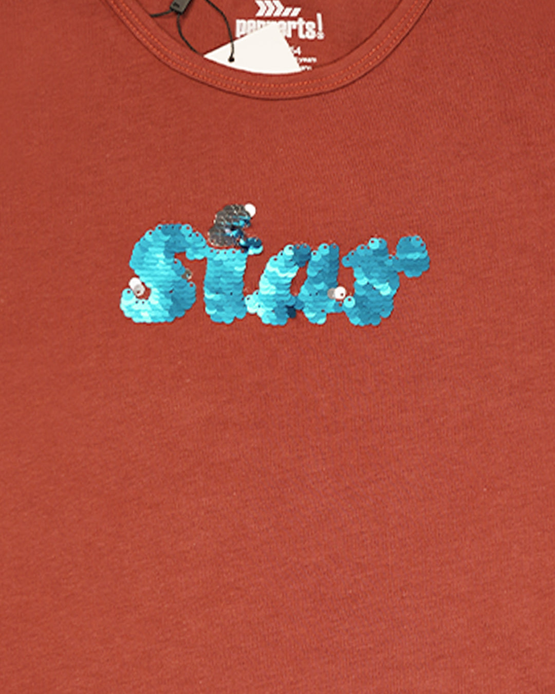 Pepprets Branded Girl's T-shirt Bubble Mehroon Color GTS-07