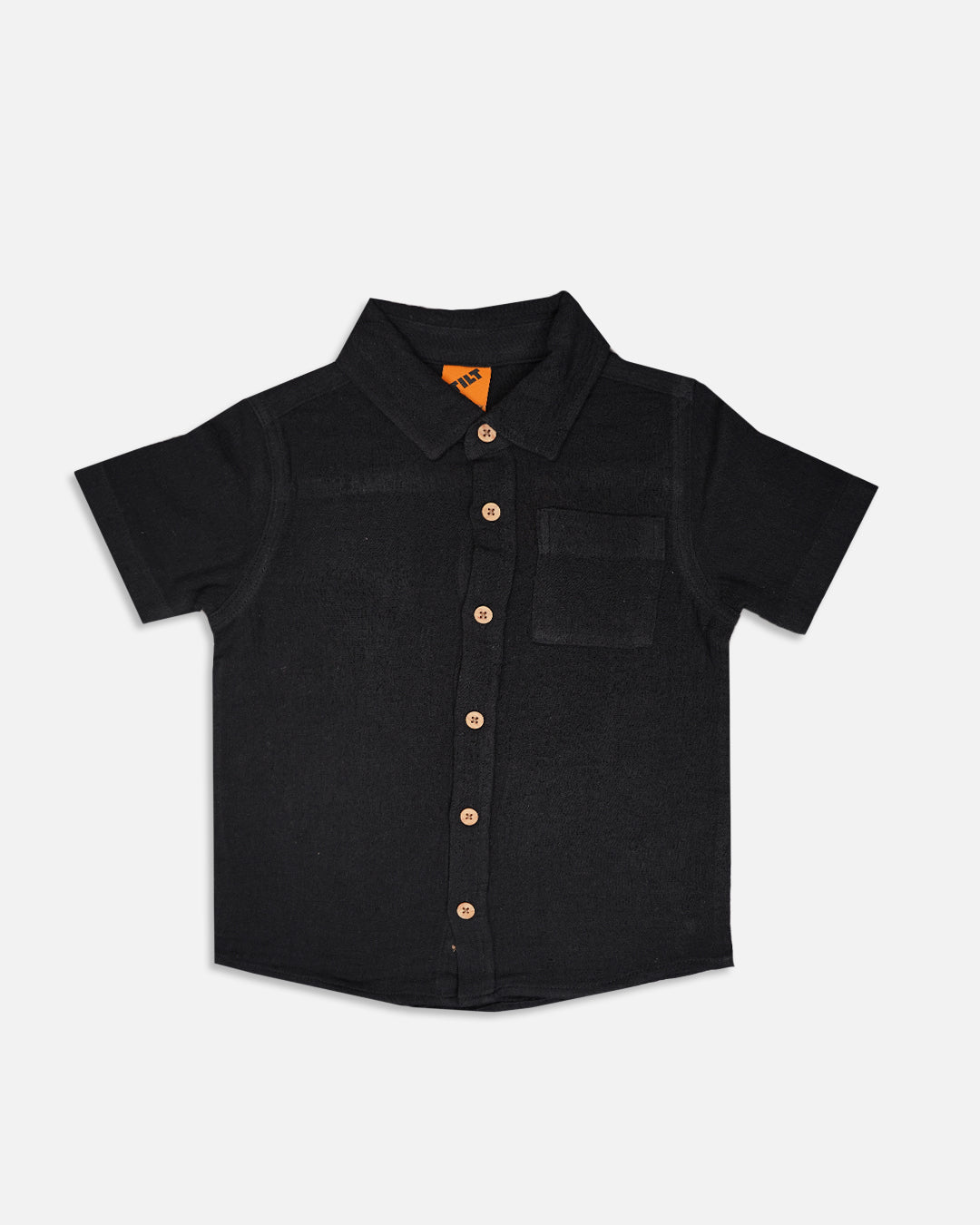 TILTY Branded Boy's Black Color Shirt BS-02