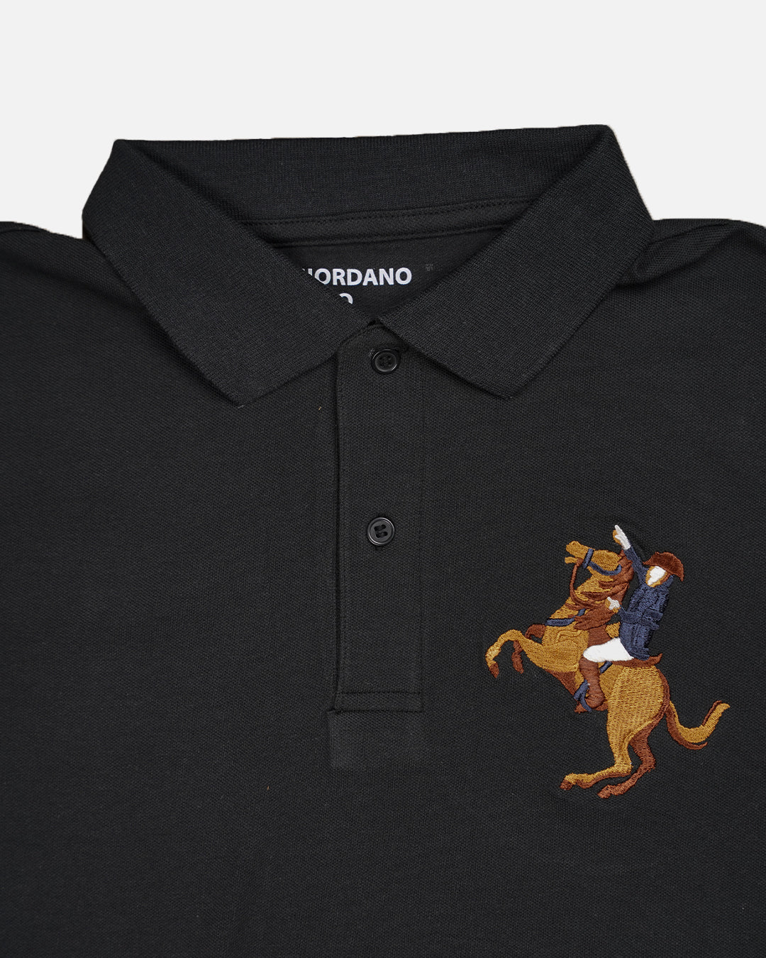 Girodano Branded Polo T-shirt Black Color Mpt-53