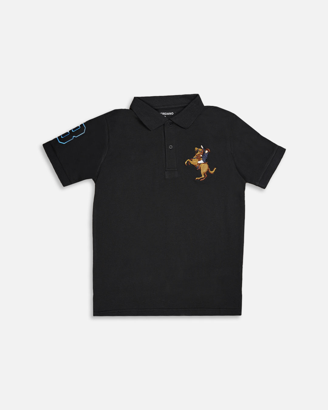 Girodano Branded Polo T-shirt Black Color Mpt-53