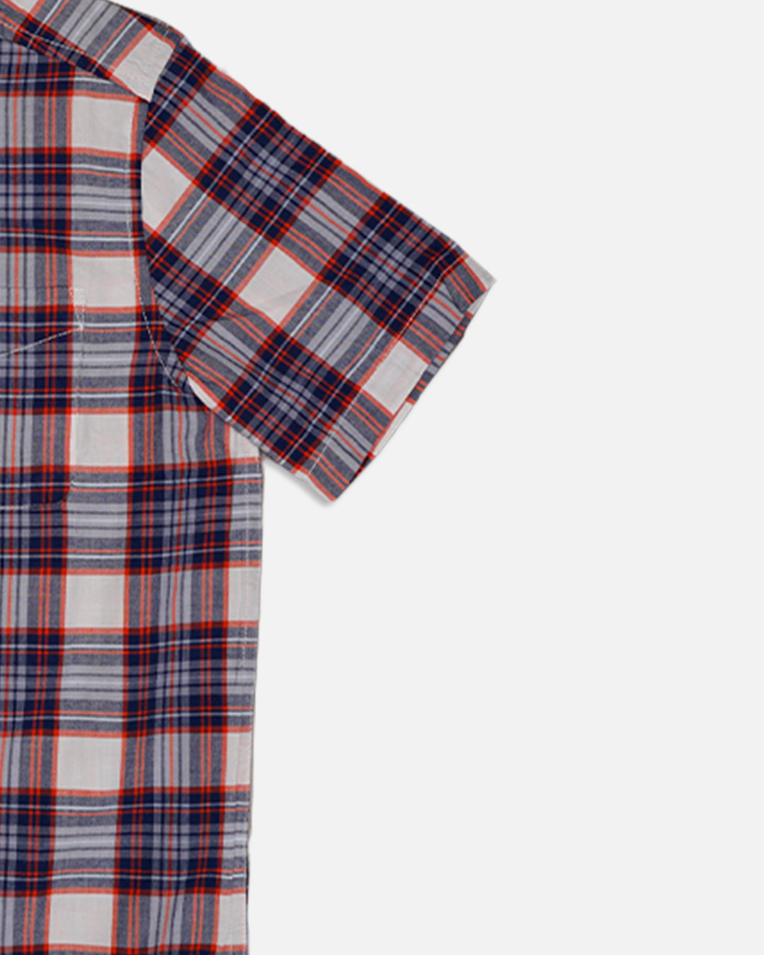 Placce Branded Boy's Red & Navy Check Shirt BS-01