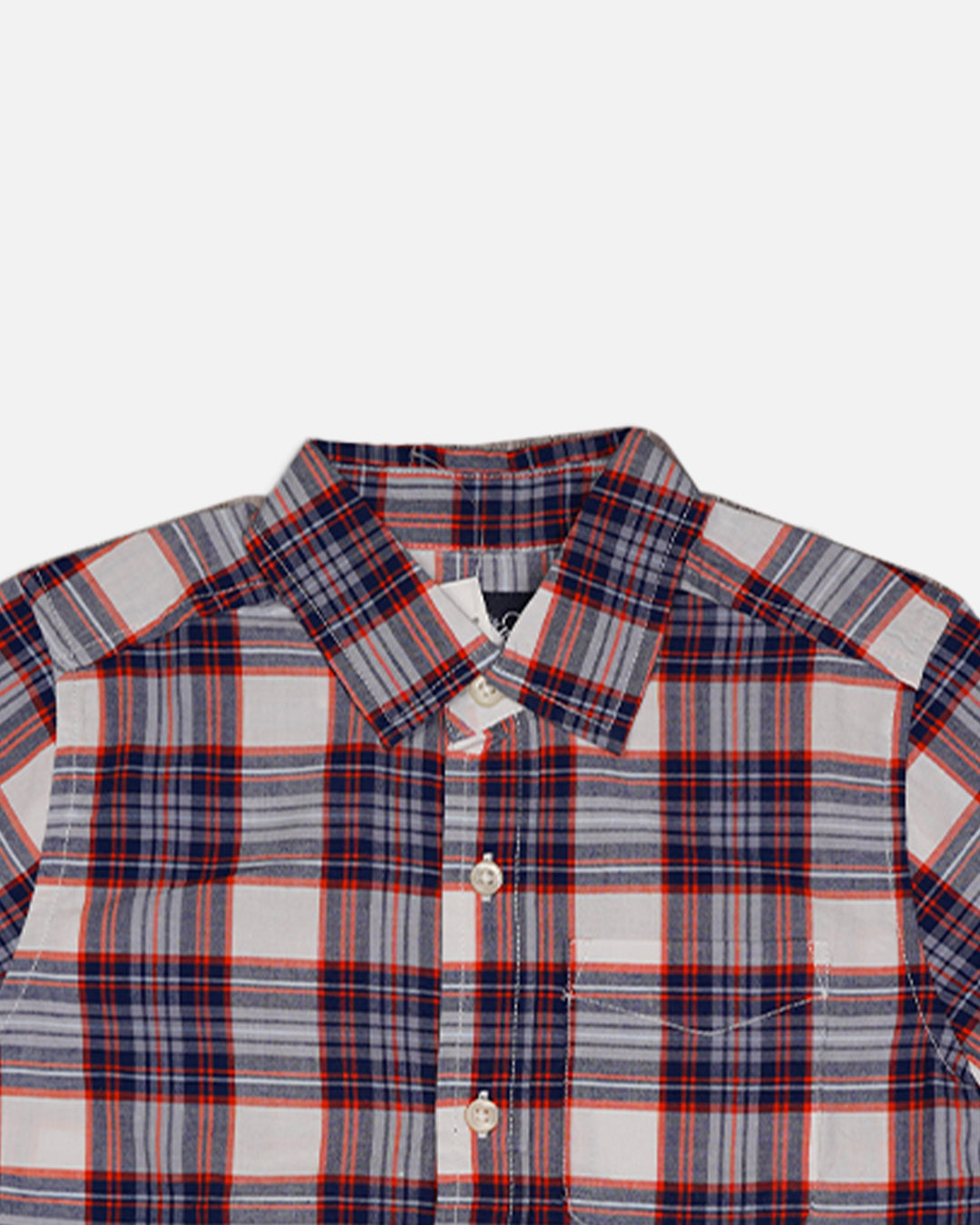 Placce Branded Boy's Red & Navy Check Shirt BS-01
