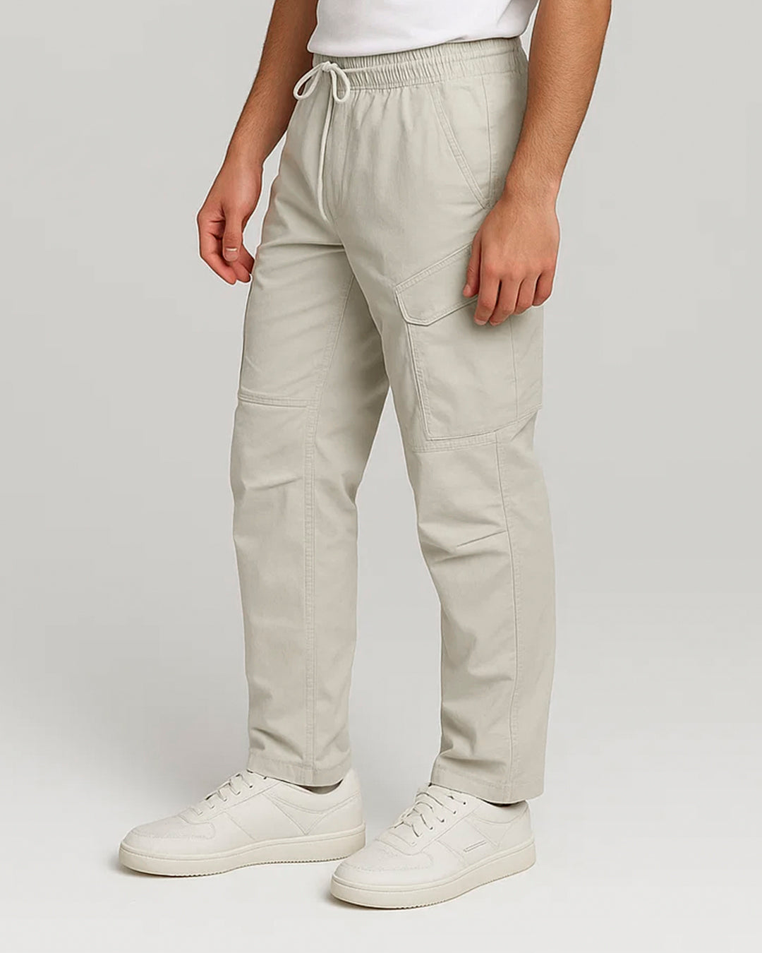 Zelig Branded Cargo Men's Off White Color CFP-17