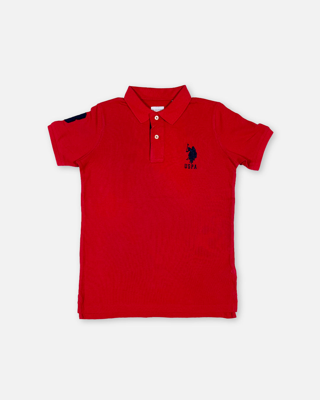 US Pollo Branded Boy's Polo T-shirt Red Color BPT-07